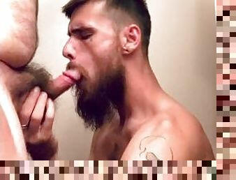 Sucking his dick