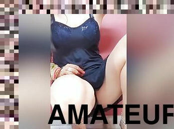 tetas-grandes, amateur, a-solas, morena