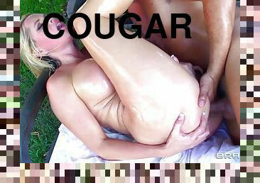 Lustful cougar pornstar Alena Croft adult clip