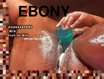 pakaļa, resna, vāverīte, strūkla, amatieris, melns-ebony, melns, bbw