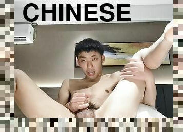 Chinese Boy New Year First Show Masturbation Cute Teen on Cam Live Broadcast