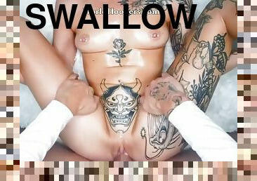 Will she be able to swallow it all?