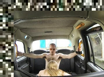 Bosomed mature Rebecca More gets screwed in the taxi